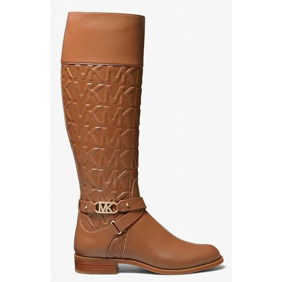 MICHAEL KORS Women's Logo Embossed Knee High Riding Boot - Size 11M | NEW in Box - Picture 3 of 7